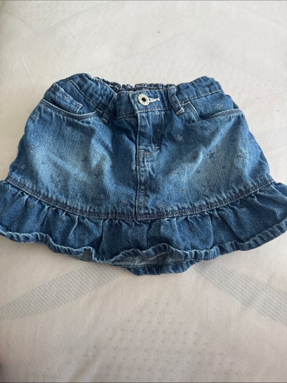 Levi's Girls Denim Ruffle Skirt - Blue